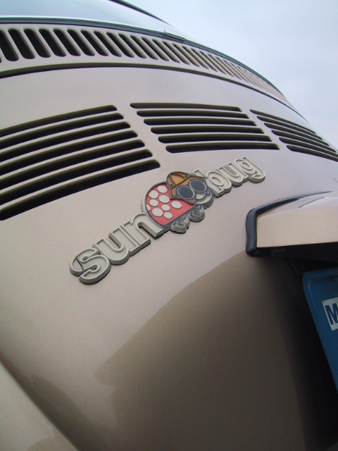 Another photo of the Sun Bug emblem.